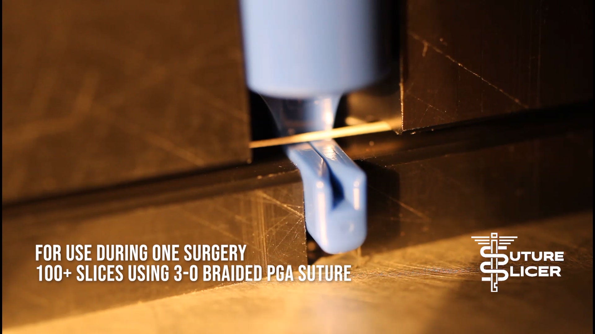 Load video: Suture Slicer cutting video