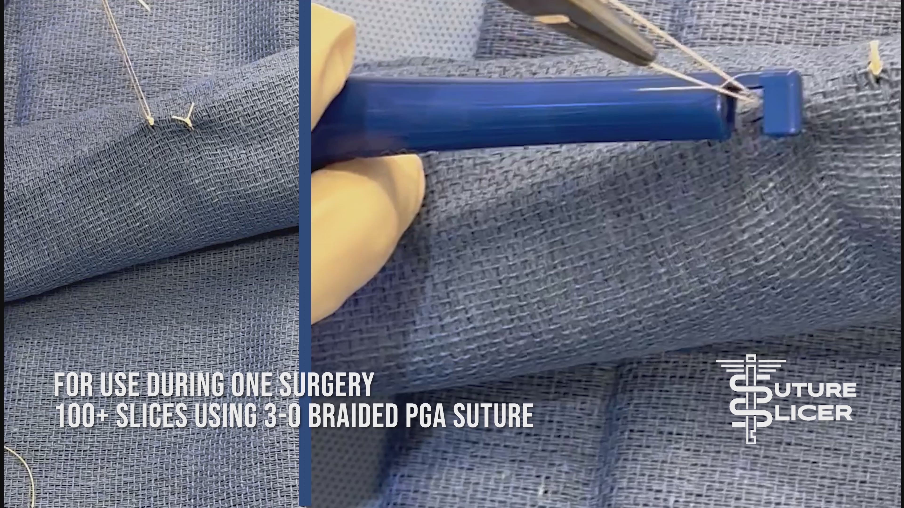Load video: how Suture Slicer works, Suture Slicer cutting video